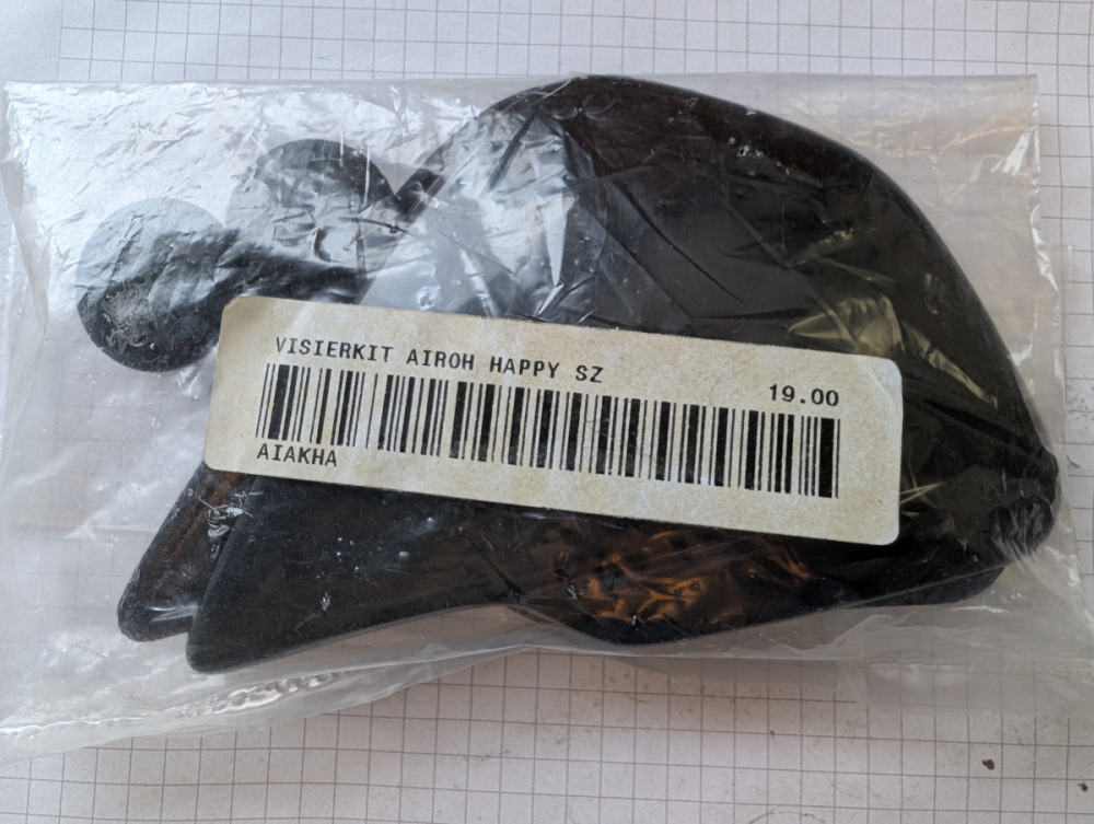 Airoh Visierkit Happy schwarz