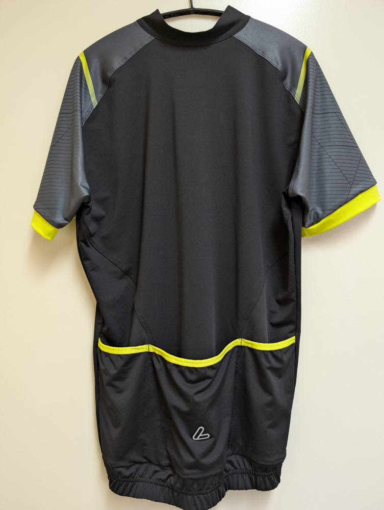 Löffler HR.Bike-Trikot Como FZ schwarz/zitrone 52