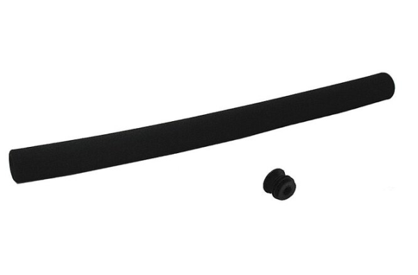 BIKE ATTITUDE Lenkergriffe Schaumstoff 360x22 mm schwarz