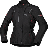 IXS Tour Damen Jacke Liz-ST schwarz-rot DXL