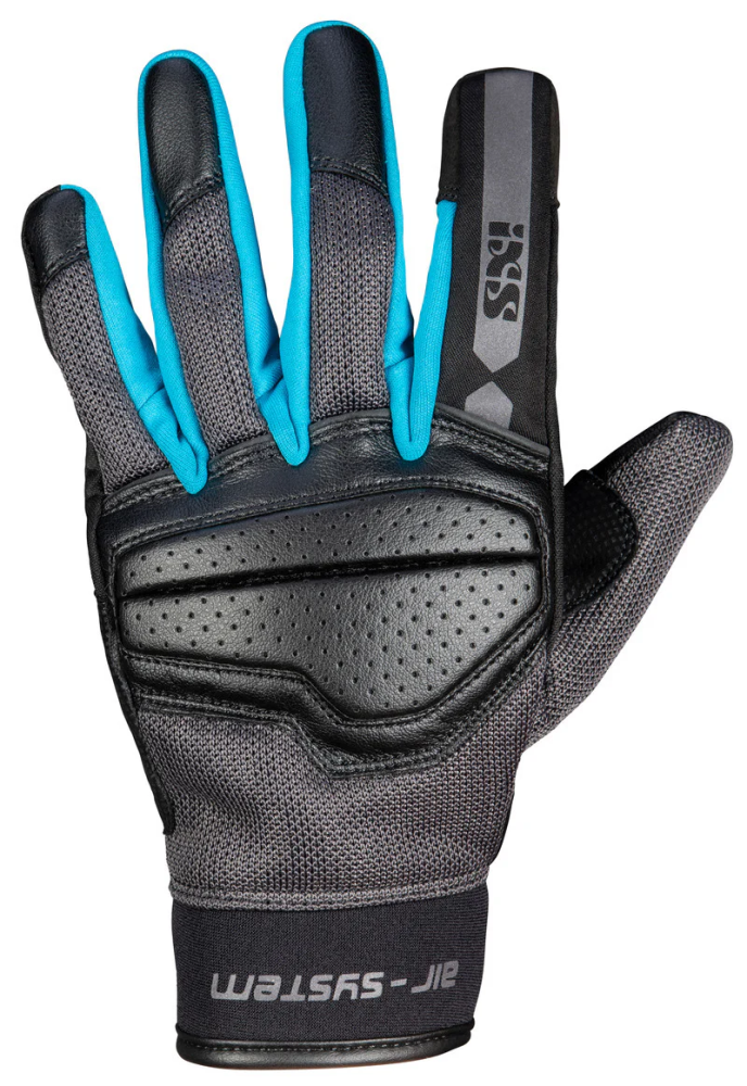 IXS Classic Damen Handschuh Evo-Air schwarz-türkis DS