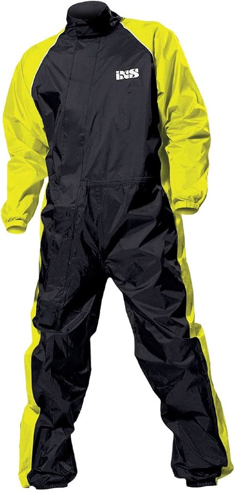 IXS Regenoverall Orca Evo schwarz-fluogelb XL