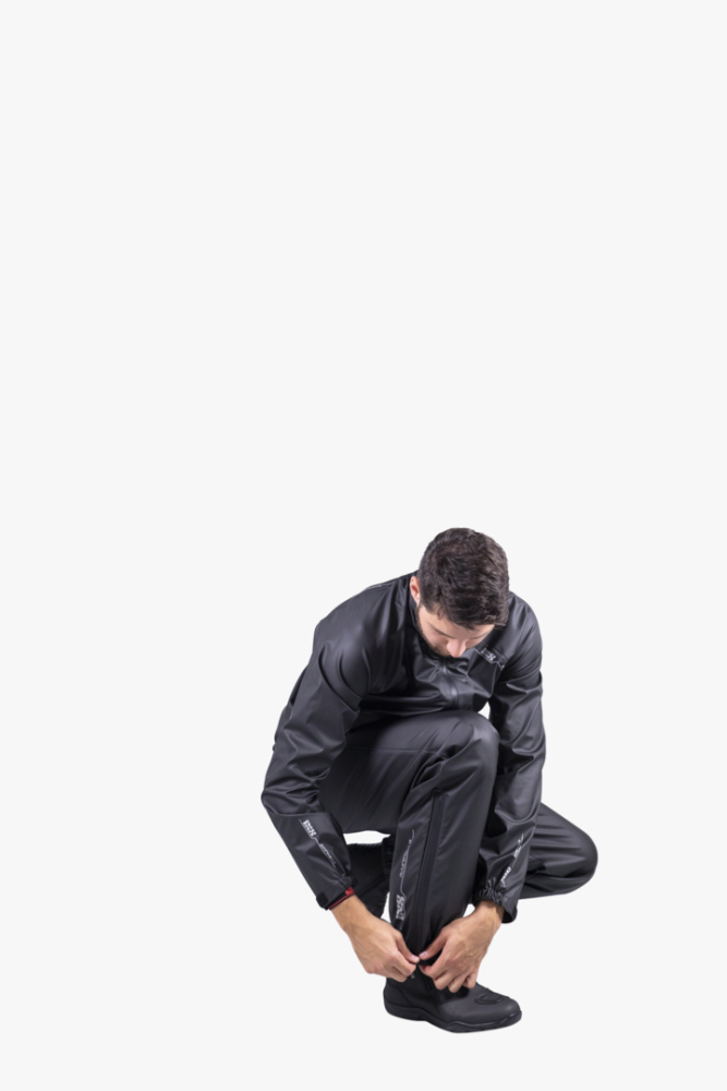 IXS Regenhose Croix schwarz S