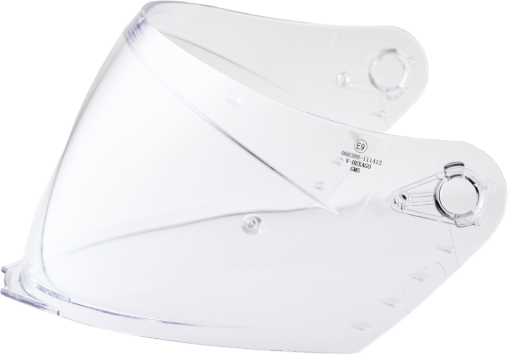 gms Visier klar Pinlock® vorbereitet Integralhelm Hexago
