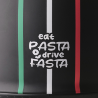 gms Jethelm Ride in Italy schwarz-rot-weiss-grün italy M