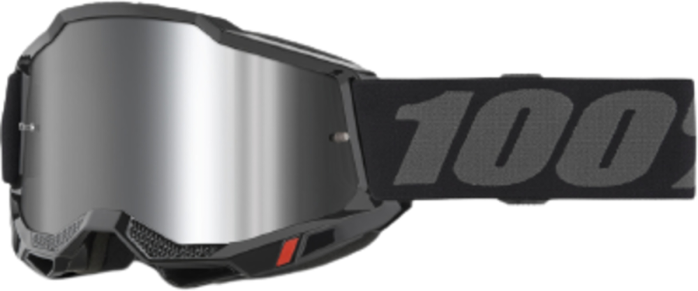 100percent 100% Accuri 2 Goggle Black - Mirror Silver Lens